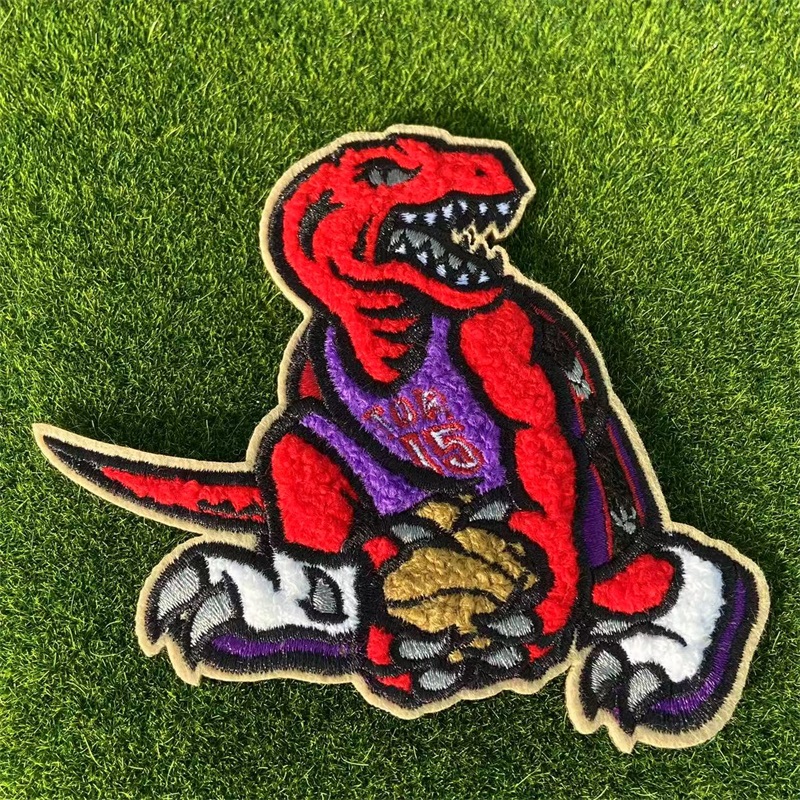 Chenille red dinosaur (1)