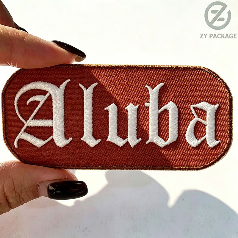 Embroidery name patch for hats